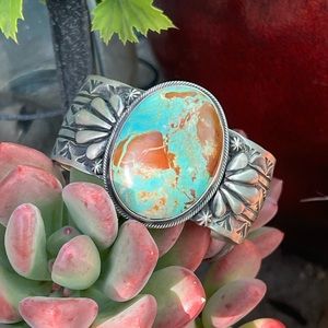 Navajo Royston Turquoise Cuff